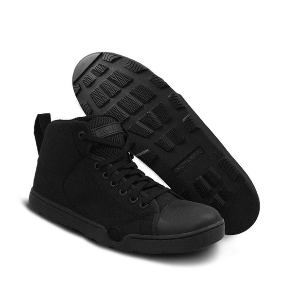 Altama OTB Maritime Assault Mid Black Boot High Top Lightweight Sneaker - Picture 1 of 8